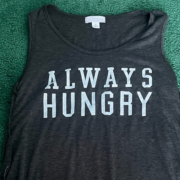 LA Threads Women's Black Tank Top - Picture 1 of 3